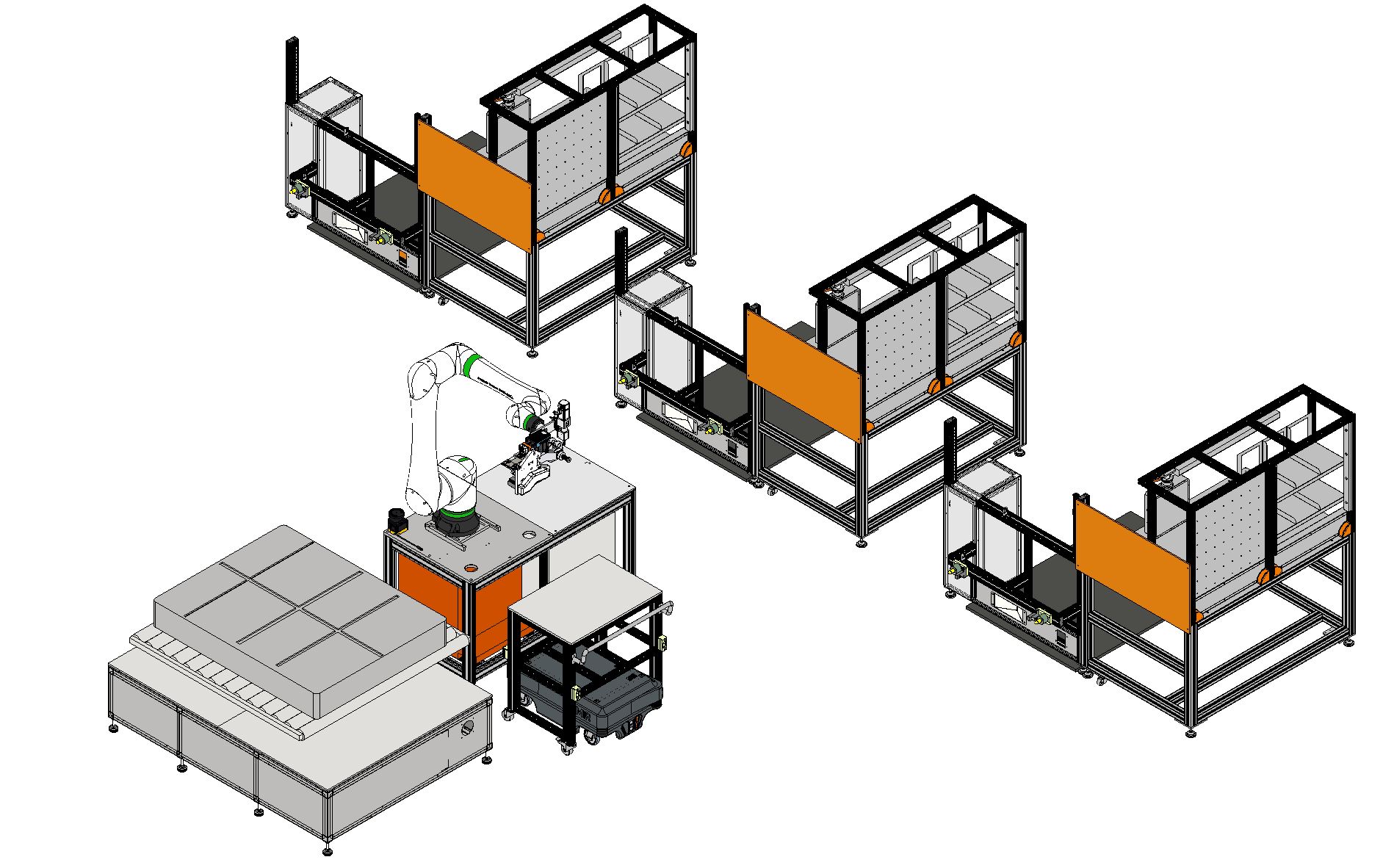 Aerospace precision engineering automation - shot peening and surface treatment