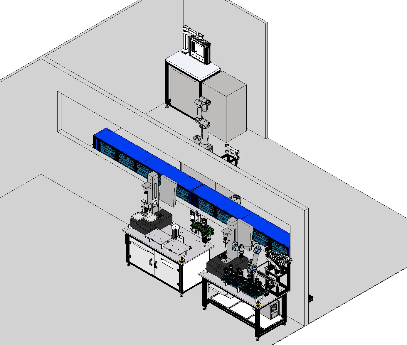 QA lab automation - AMR and cobot integration for automated testing in Singapore